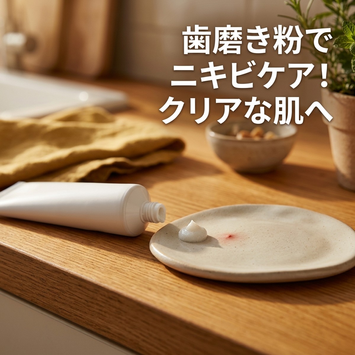 ニキビに歯磨き粉は本当に効く？メカニズムと安全な使用法