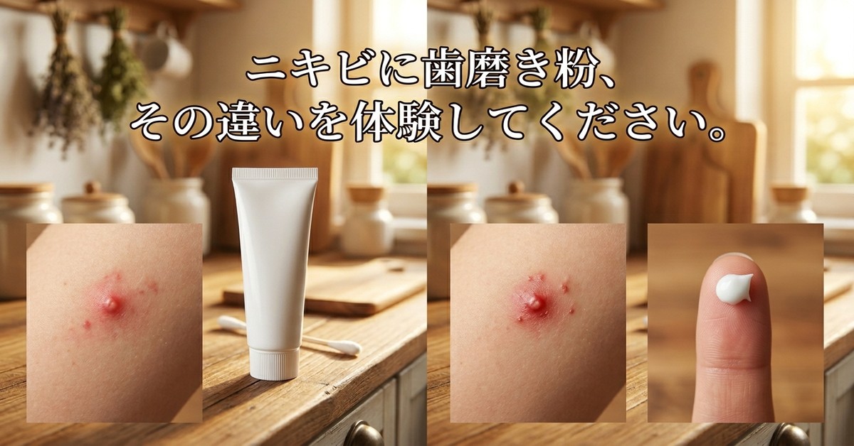 歯磨き粉でニキビケアは本当に効く？科学的根拠と実践者の声