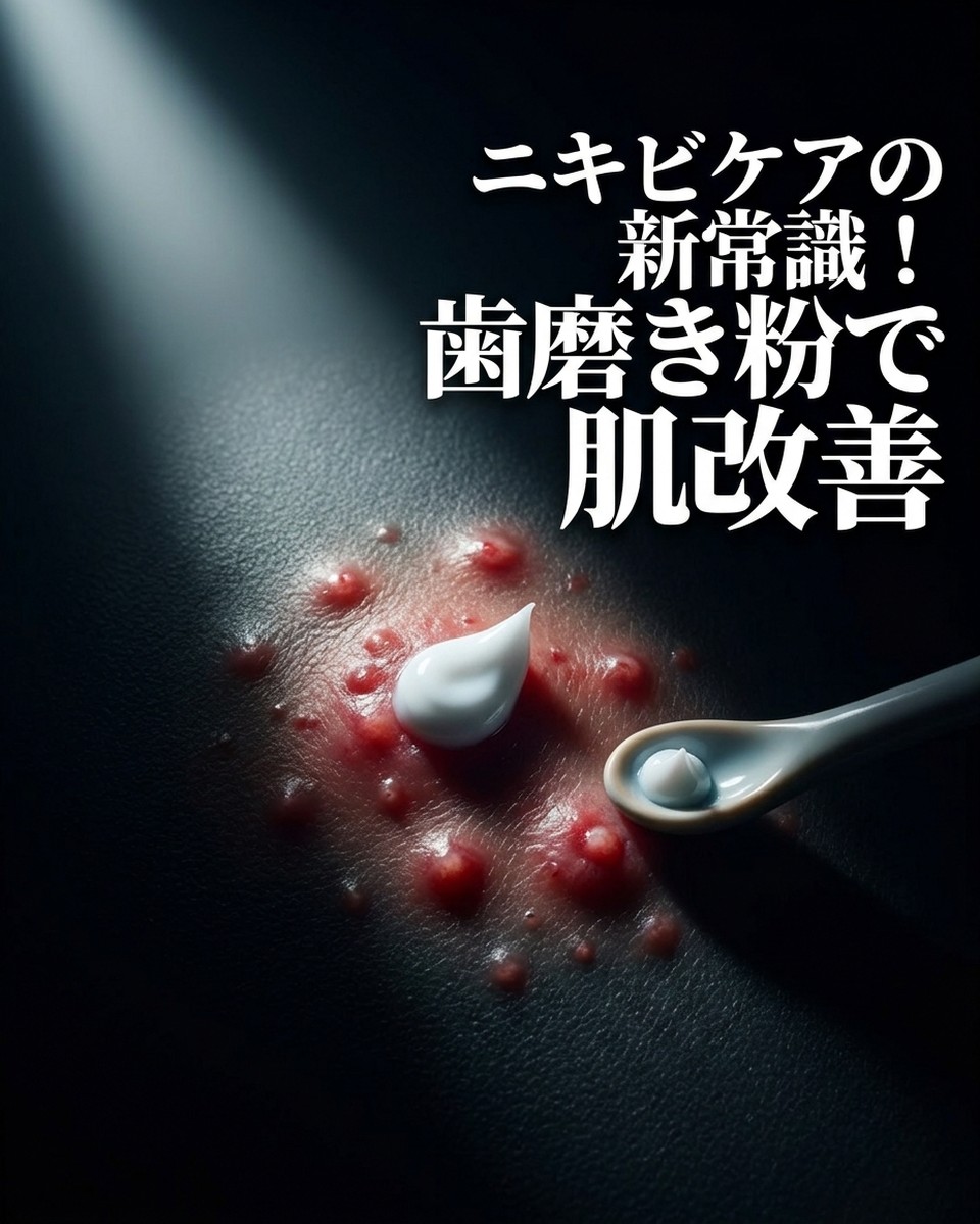ニキビに歯磨き粉は本当に効くのか？意外な活用法と注意点を徹底解説
