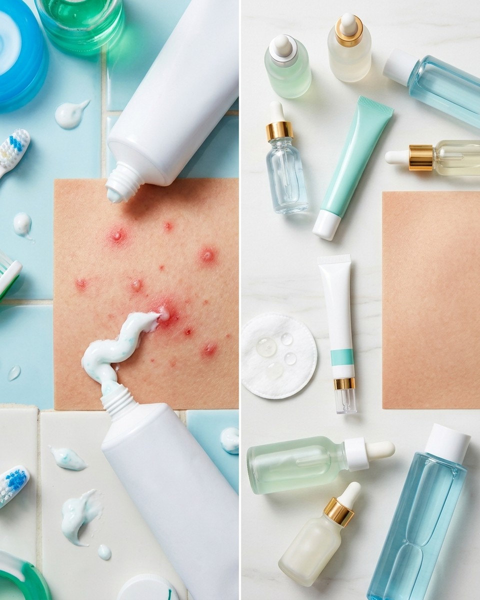 ニキビに歯磨き粉は本当に効くのか？メリット・デメリットを検証